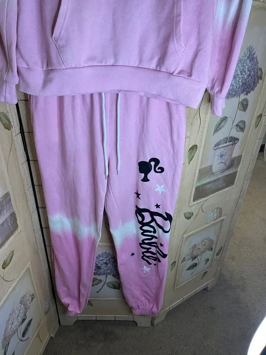 Barbie Pink and White Ombre Hoodie & Joggers Set - Picture 3 of 6